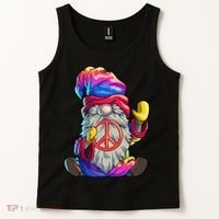 Hippie Gnomes Tie Dye Peace Gnomes Tank Top thumb 2