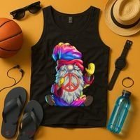 Hippie Gnomes Tie Dye Peace Gnomes Tank Top thumb 4