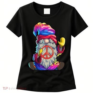 Hippie Gnomes Tie Dye Peace Gnomes Women's T-Shirt