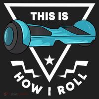 Hoverboard Gift This Is How I Roll Hover Board Golf Towel thumb 3