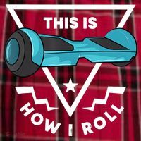 Hoverboard Gift This Is How I Roll Hover Board Women's Flannel Plaid Pajama Pants thumb 2