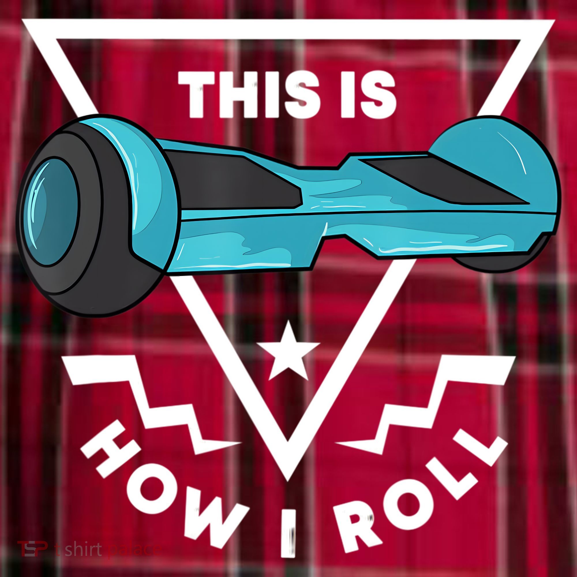 Hoverboard Gift This Is How I Roll Hover Board Women's Flannel Plaid Pajama Pants