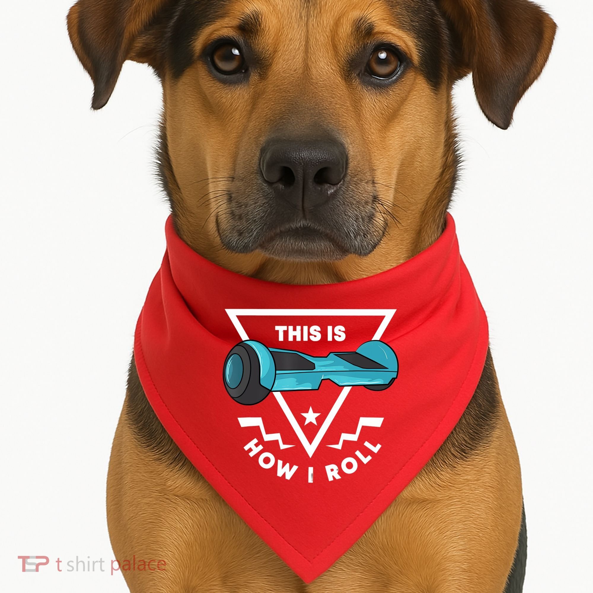 Hoverboard Gift This Is How I Roll Hover Board USA-Made Doggie Bandana