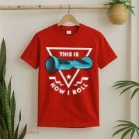 Hoverboard Gift This Is How I Roll Hover Board T-Shirt thumb 2