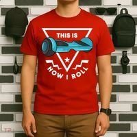 Hoverboard Gift This Is How I Roll Hover Board T-Shirt thumb 6