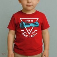 Hoverboard Gift This Is How I Roll Hover Board Toddler T-Shirt thumb 2