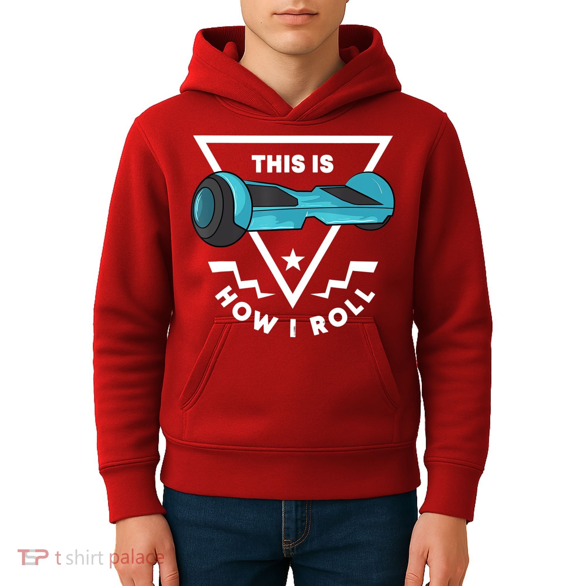Hoverboard Gift This Is How I Roll Hover Board Kids Hoodie