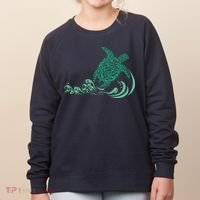 Hawaiian Green Turtle Women's Sweatshirt thumb 0