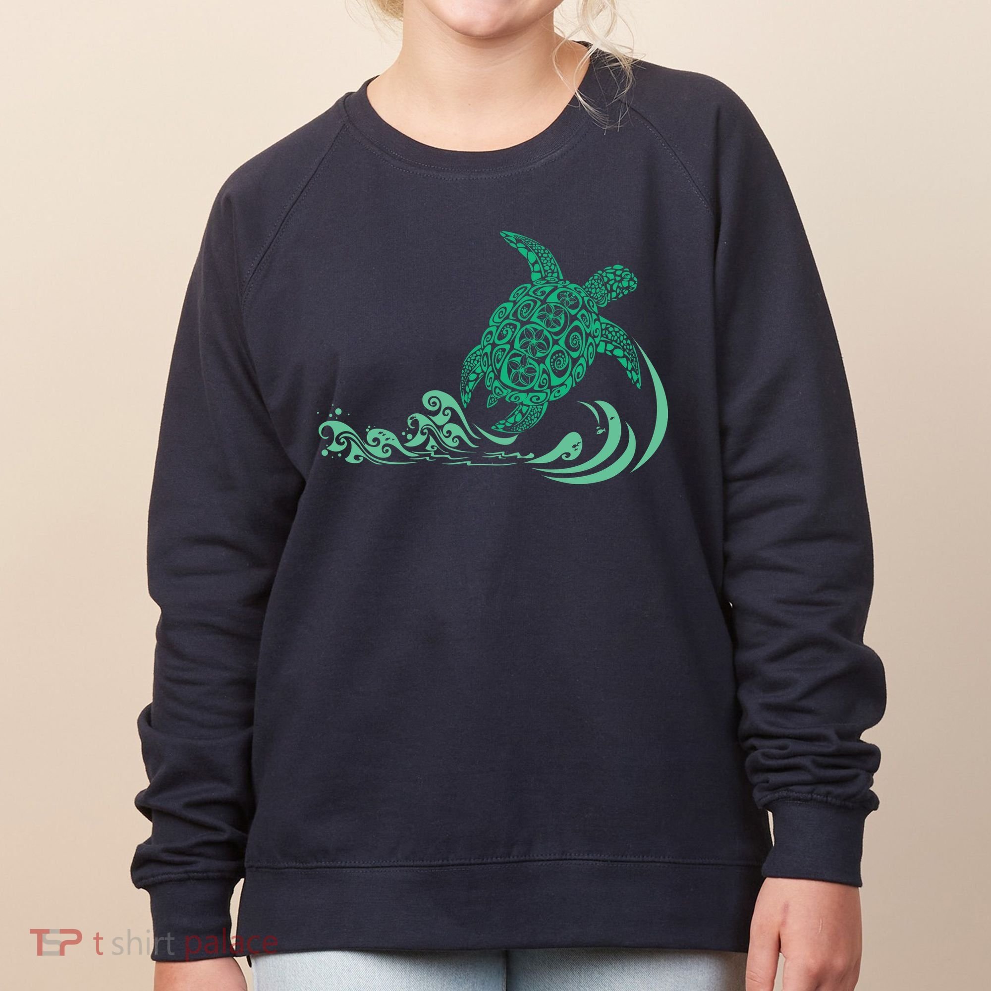 Hawaiian Green Turtle Women's Sweatshirt