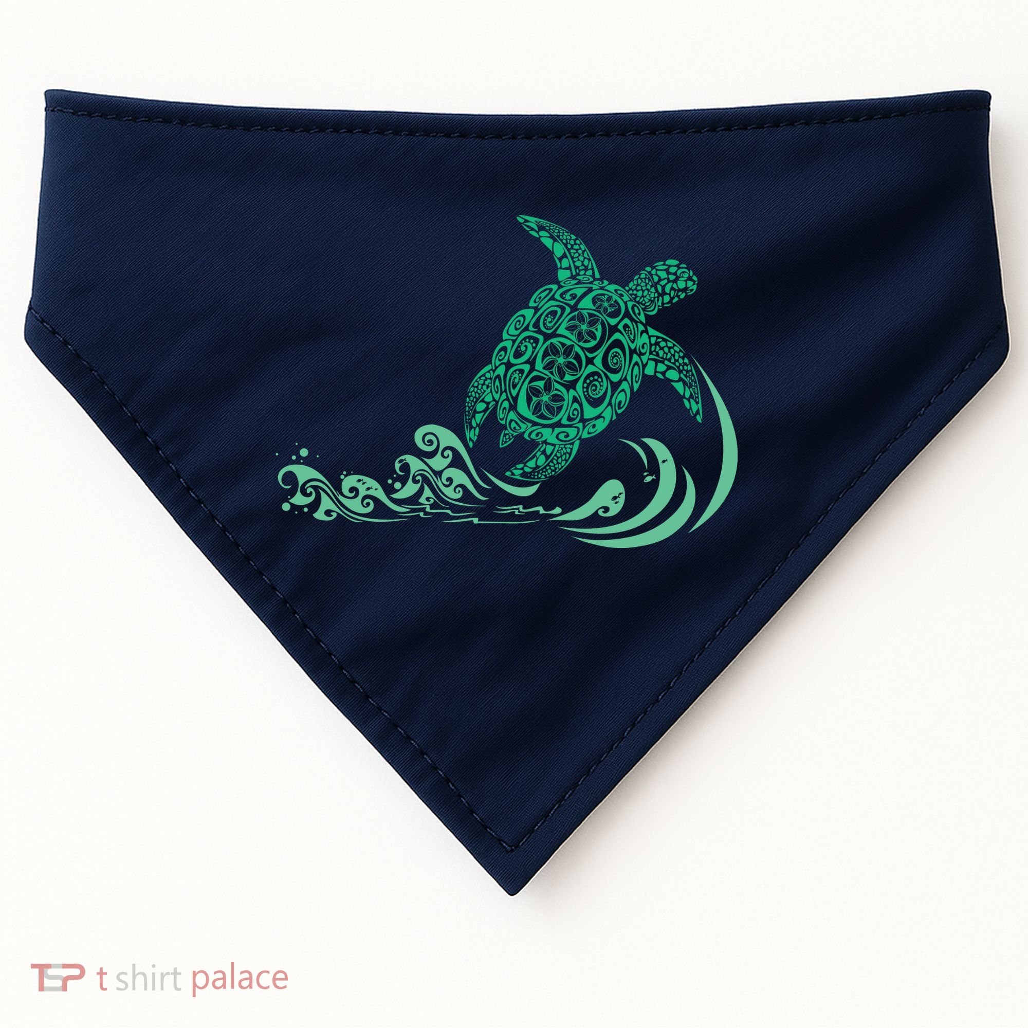 Hawaiian Green Turtle USA-Made Doggie Bandana