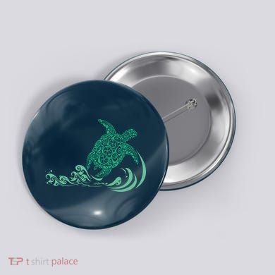 Hawaiian Green Turtle Button