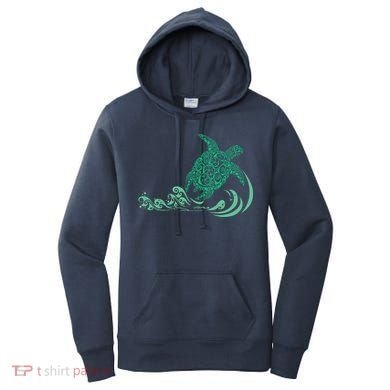 Hawaiian Green Turtle Women's Hoodie