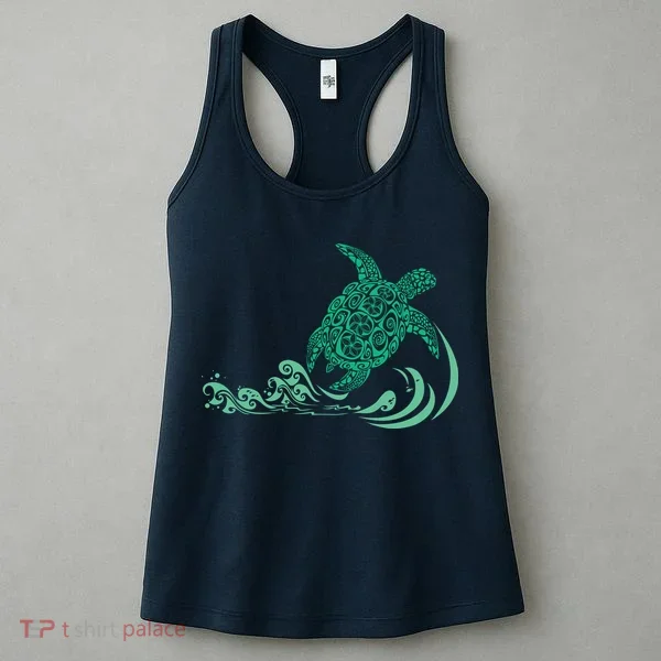 Hawaiian Green Turtle Women's Tank Top