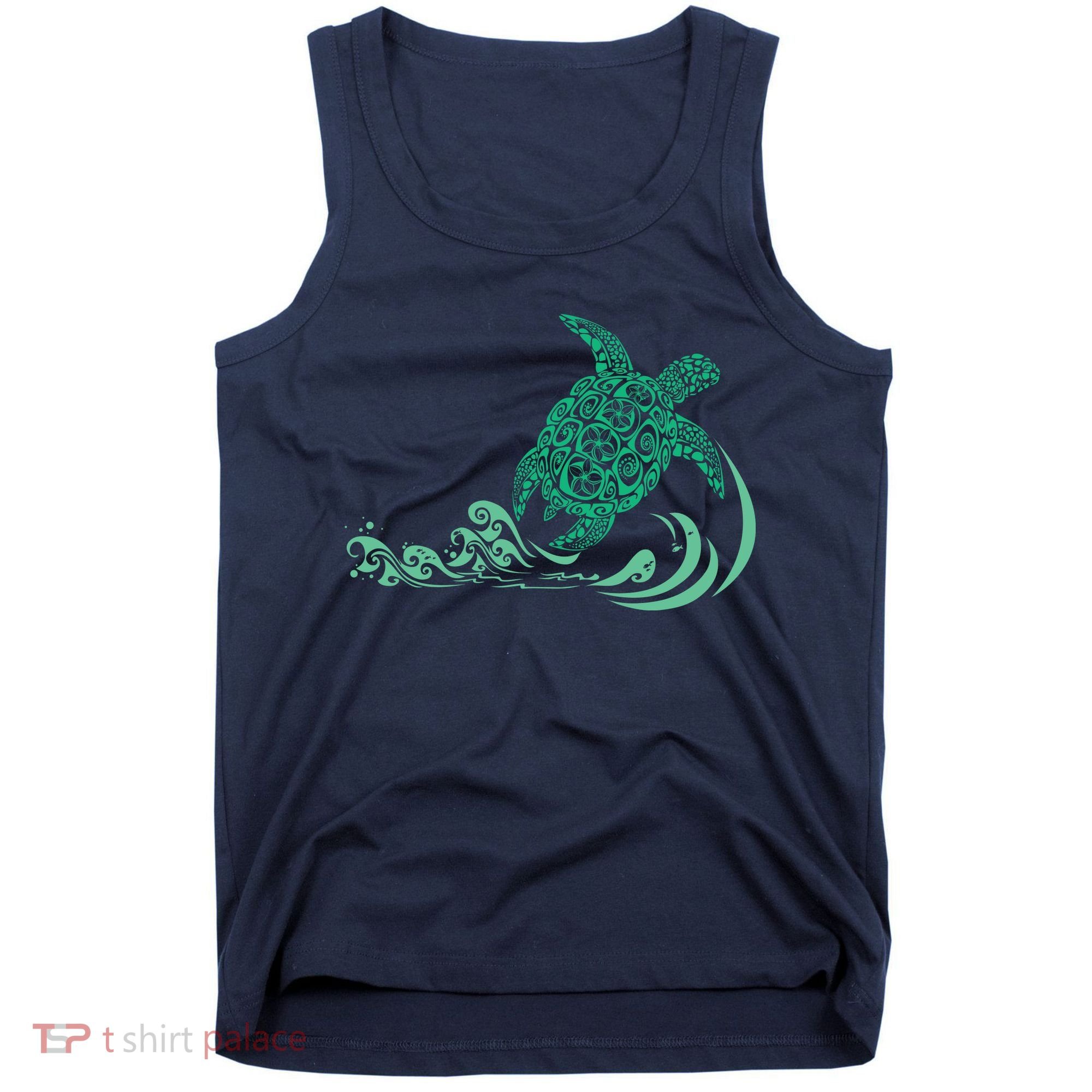 Hawaiian Green Turtle Tank Top