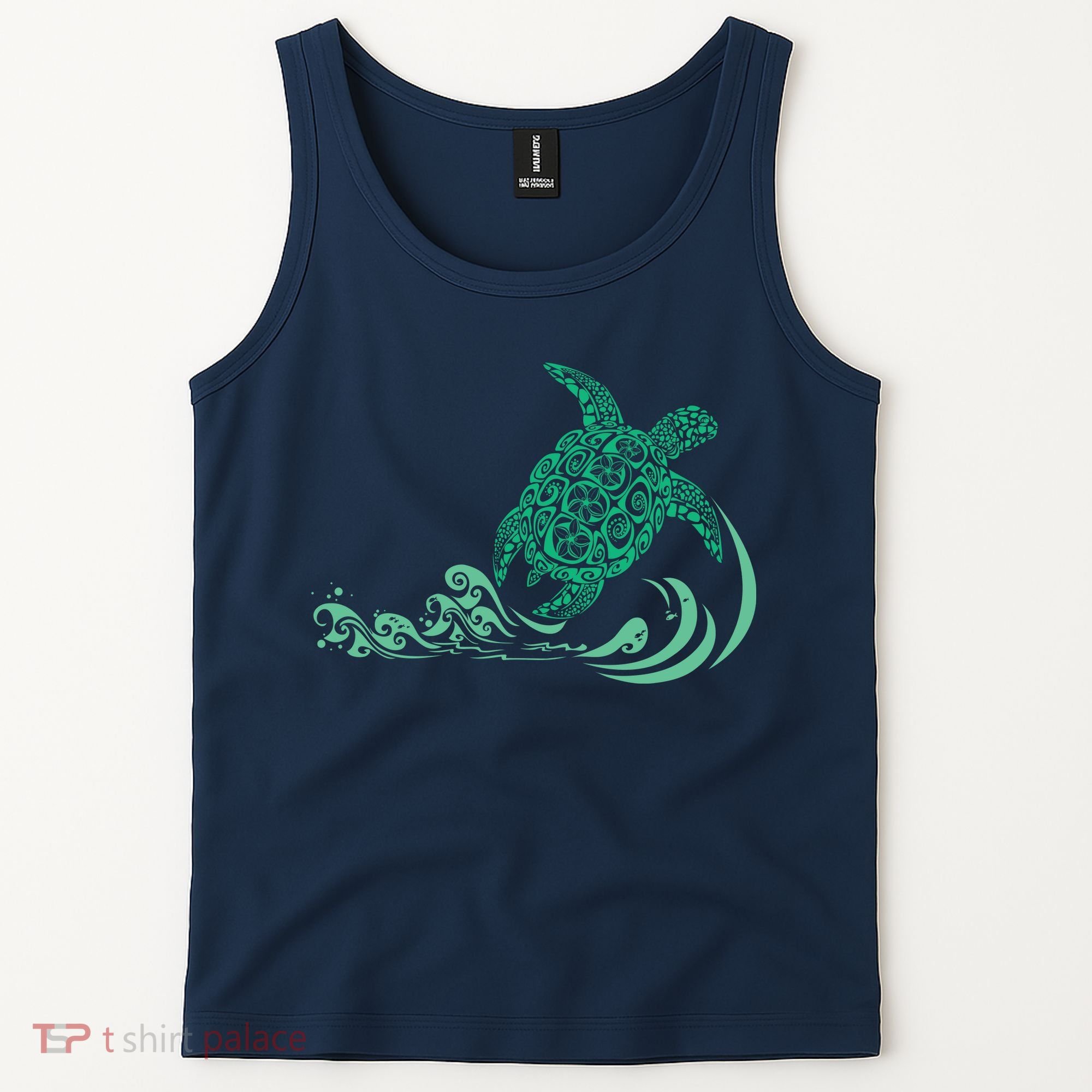 Hawaiian Green Turtle Tank Top