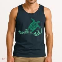 Hawaiian Green Turtle Tank Top thumb 3
