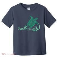 Hawaiian Green Turtle Toddler T-Shirt thumb 0