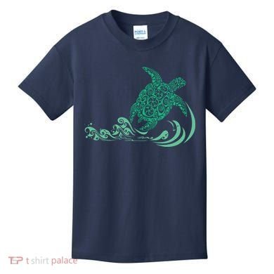 Hawaiian Green Turtle Kids T-Shirt
