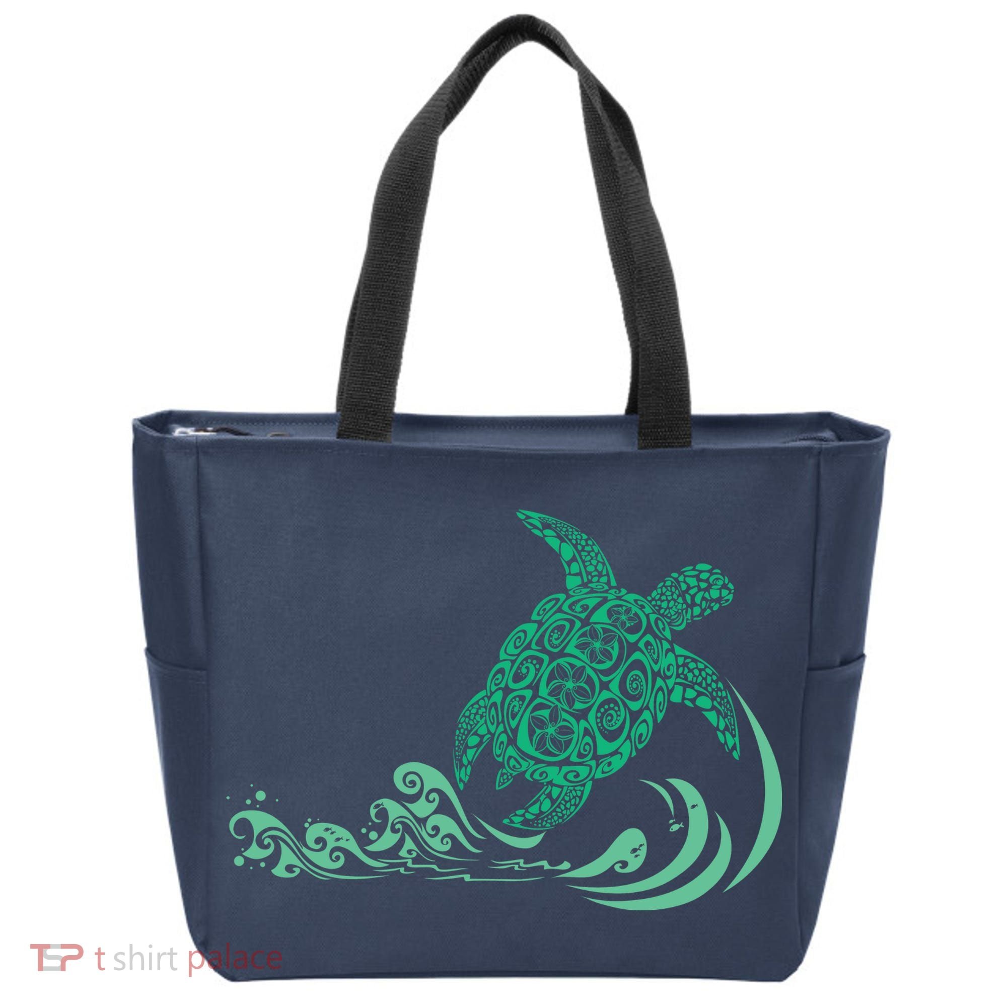 Hawaiian Green Turtle Tote Bag