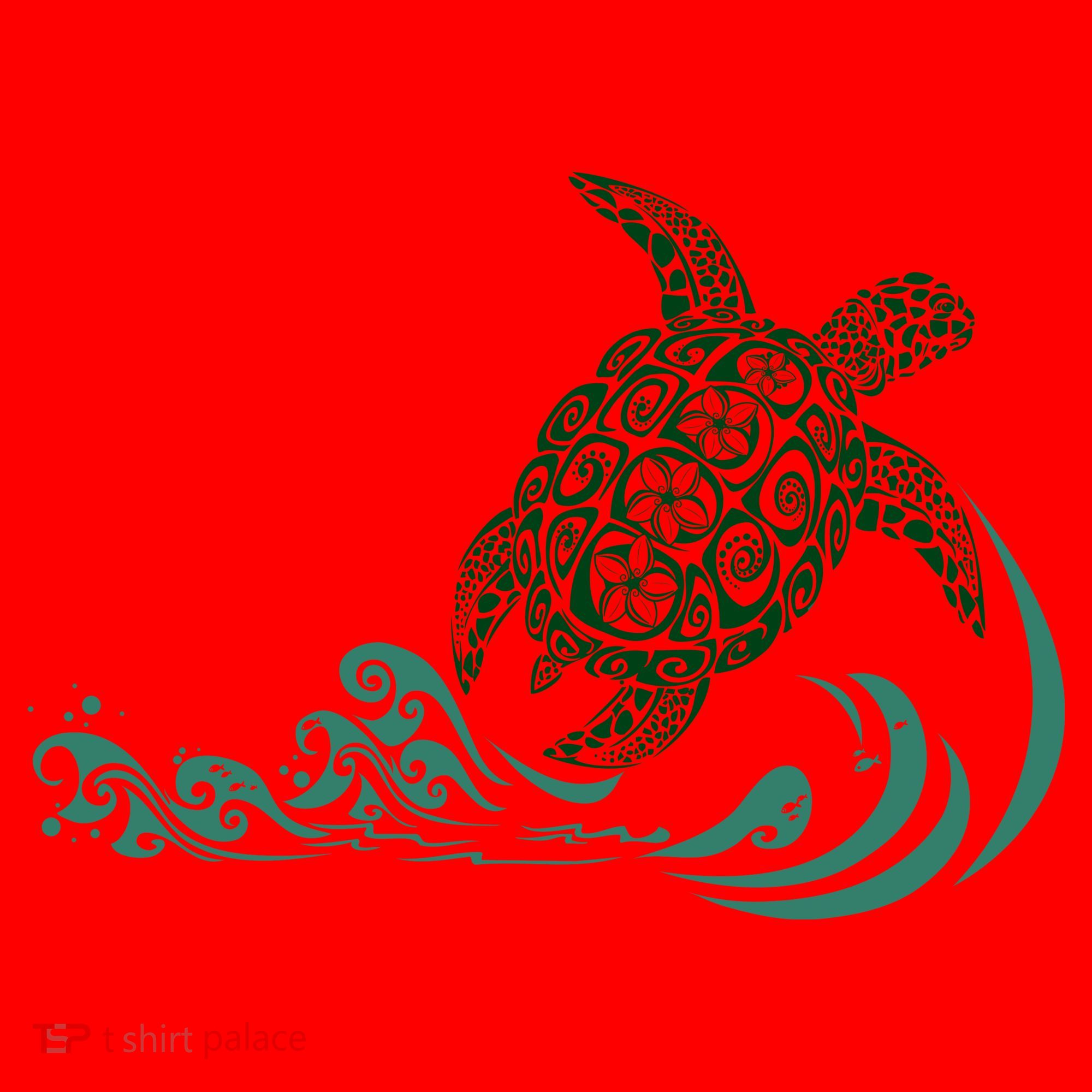 Hawaiian Green Turtle Santa Hat