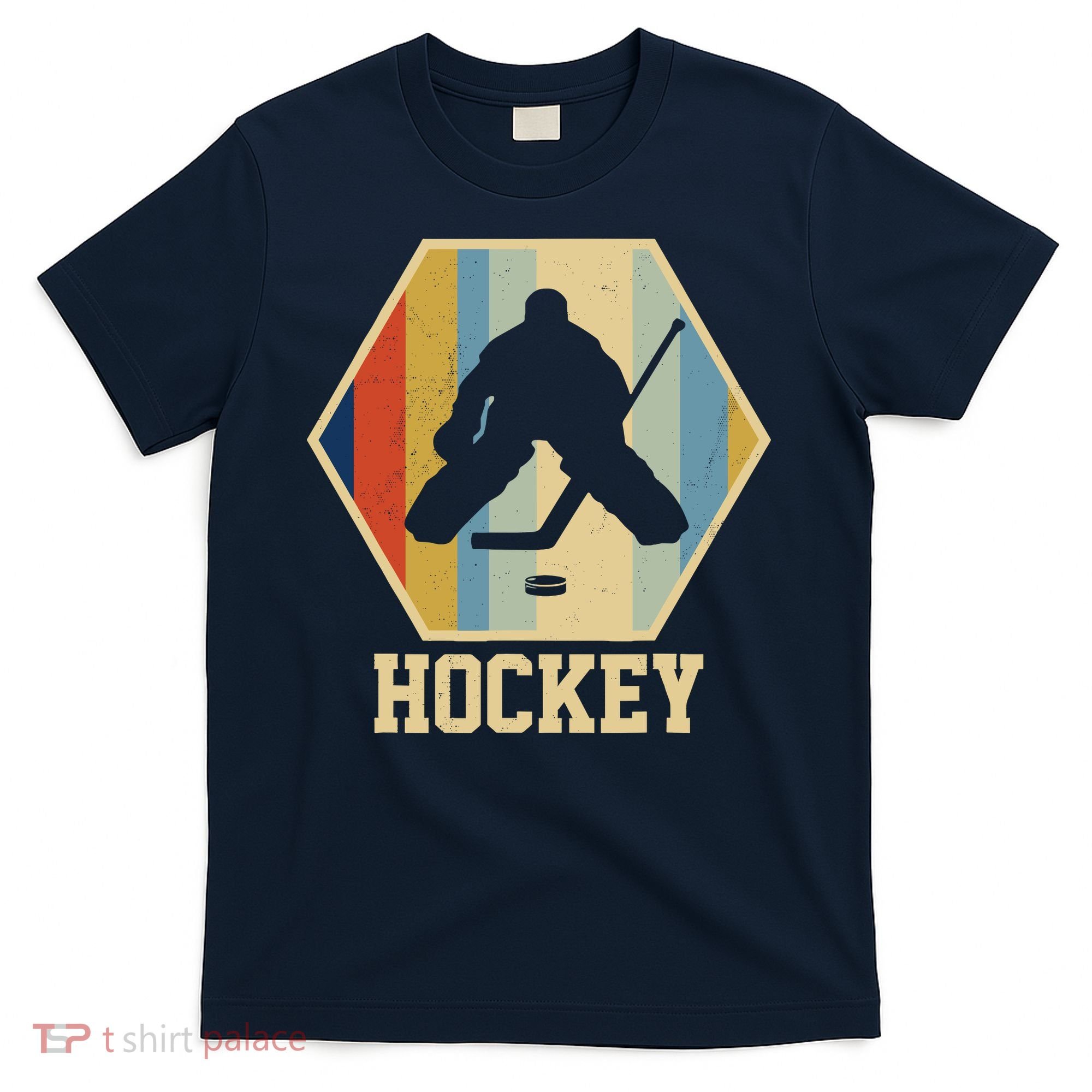 Hockey Goalie Vintage Retro Gift T-Shirt