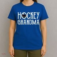 Hockey Grandma Vintage Grandmother Granny Gift Meaningful Gift T-Shirt thumb 4