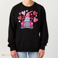 Heart Gnome Xoxo Valentines Day Cute Women's Sweatshirt thumb 0