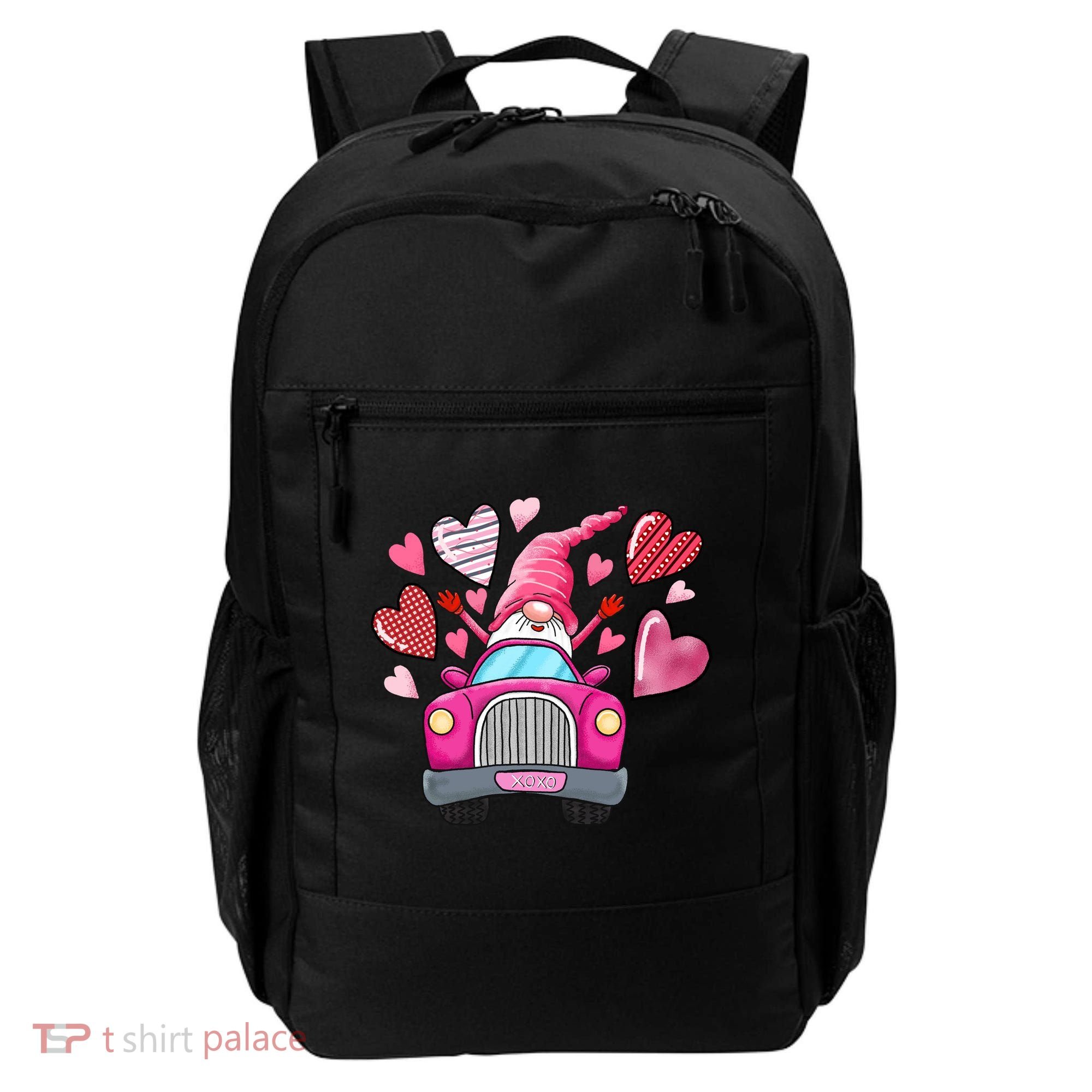Heart Gnome Xoxo Valentines Day Cute Backpack