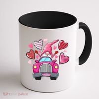 Heart Gnome Xoxo Valentines Day Cute Coffee Mug thumb 1