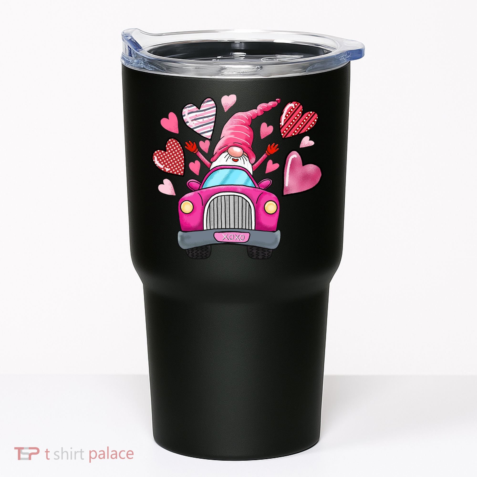 Heart Gnome Xoxo Valentines Day Cute Tumbler