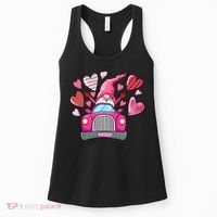 Heart Gnome Xoxo Valentines Day Cute Women's Tank Top thumb 0