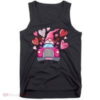 Heart Gnome Xoxo Valentines Day Cute Tank Top thumb 0