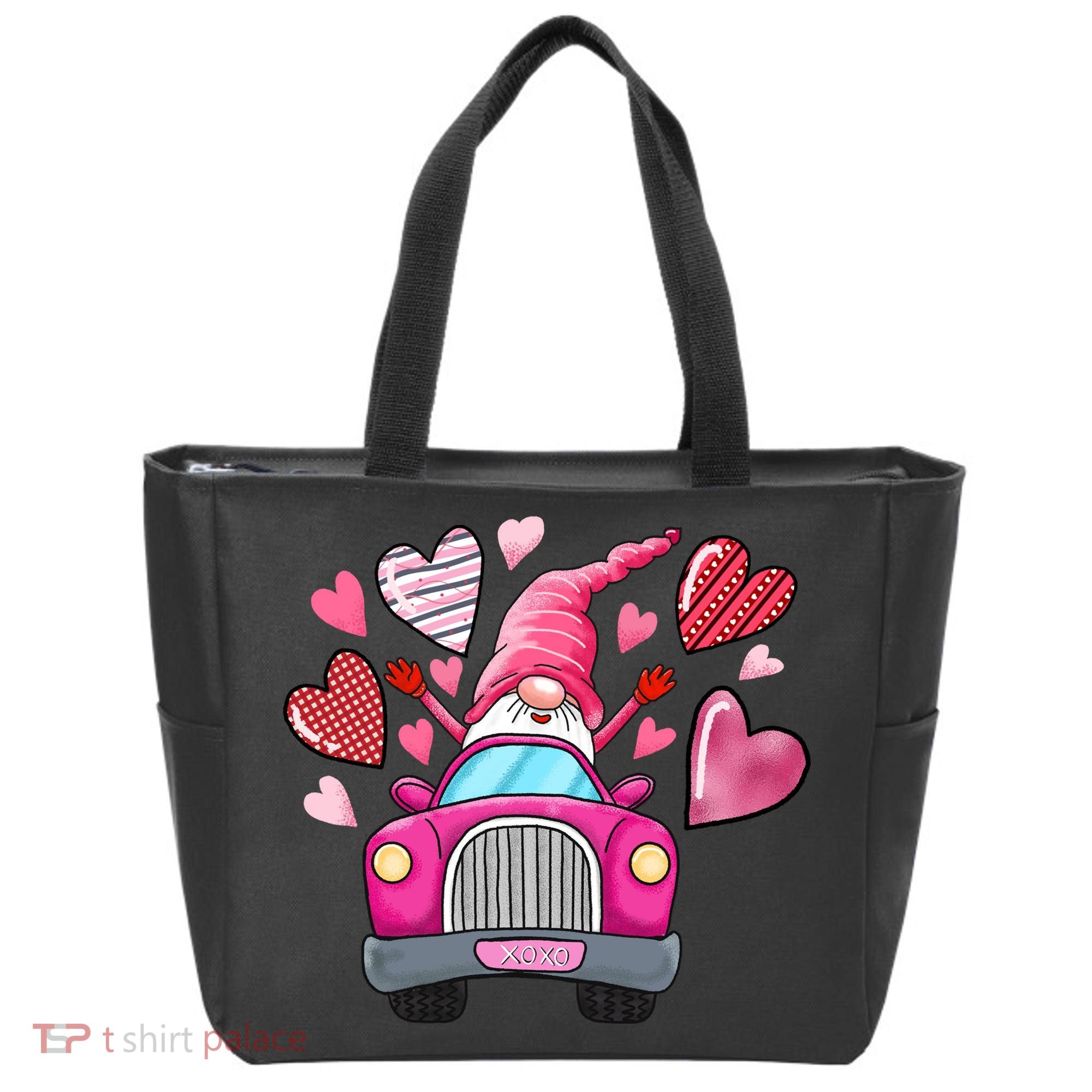 Heart Gnome Xoxo Valentines Day Cute Tote Bag
