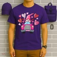 Heart Gnome Xoxo Valentines Day Cute T-Shirt thumb 6