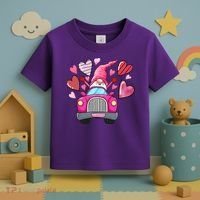 Heart Gnome Xoxo Valentines Day Cute Toddler T-Shirt thumb 3