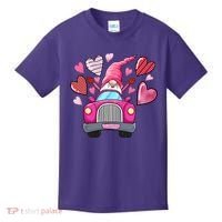 Heart Gnome Xoxo Valentines Day Cute Kids T-Shirt thumb 0