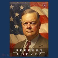 Herbert Hoover 31st President Of The United States Portrait T-Shirt thumb 7
