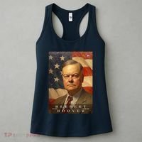 Herbert Hoover 31st President Of The United States Portrait Women's Tank Top thumb 3