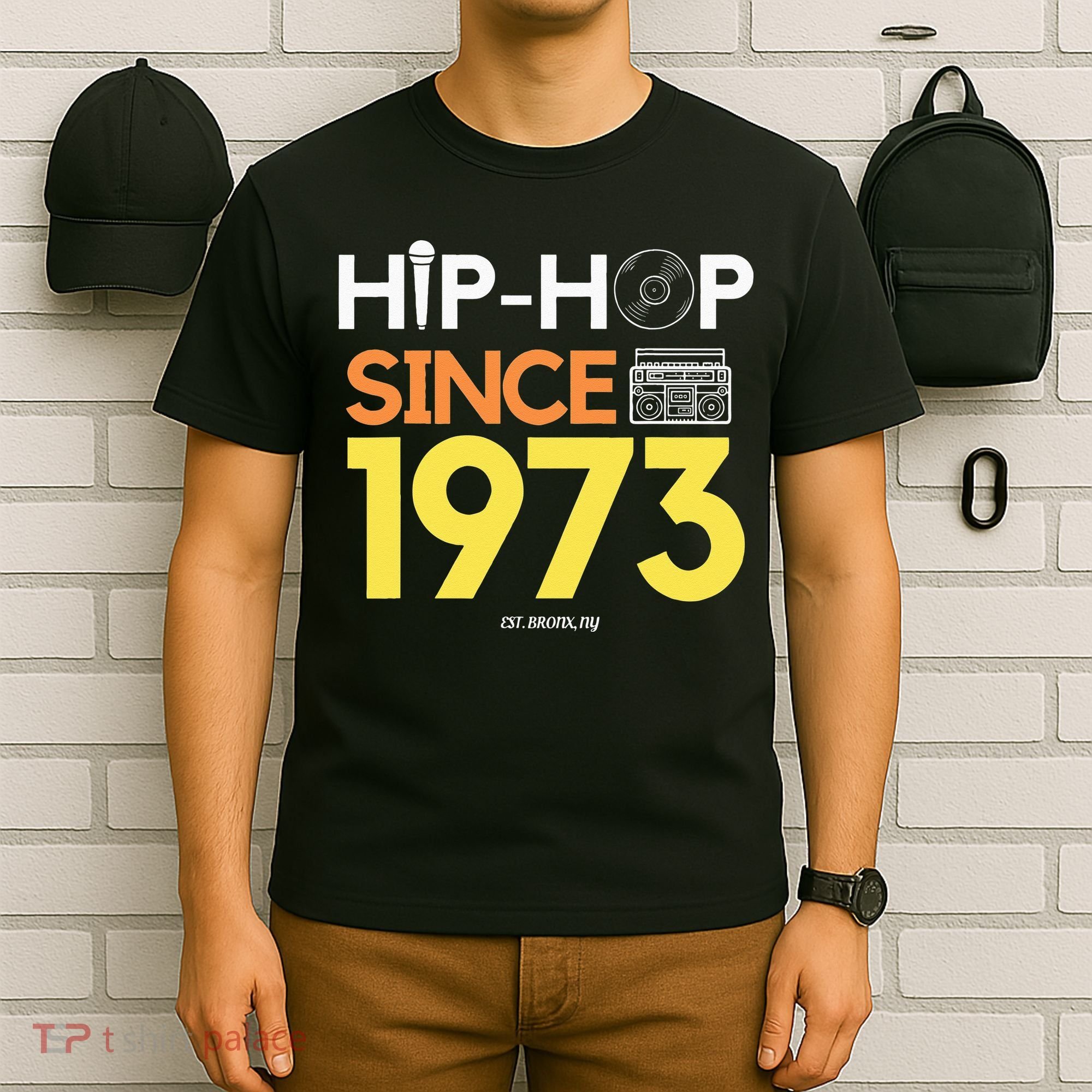 HIP HOP 50TH ANNIVERSARY 1973 BRONX NEW YORK GRAFFITI BBOY T-Shirt