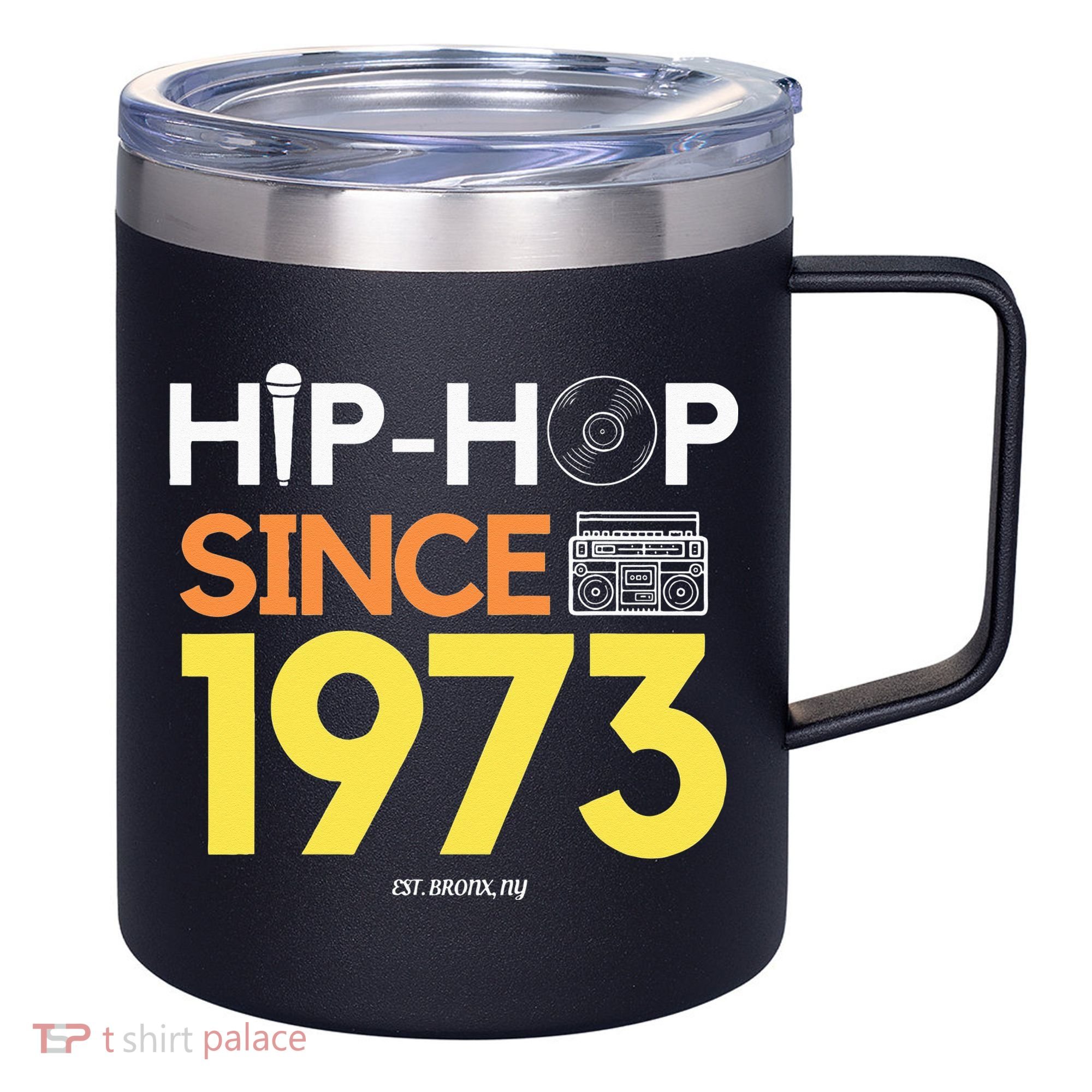 HIP HOP 50TH ANNIVERSARY 1973 BRONX NEW YORK GRAFFITI BBOY 12oz Stainless Steel Coffee Mug
