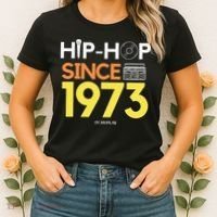 HIP HOP 50TH ANNIVERSARY 1973 BRONX NEW YORK GRAFFITI BBOY Women's T-Shirt thumb 2