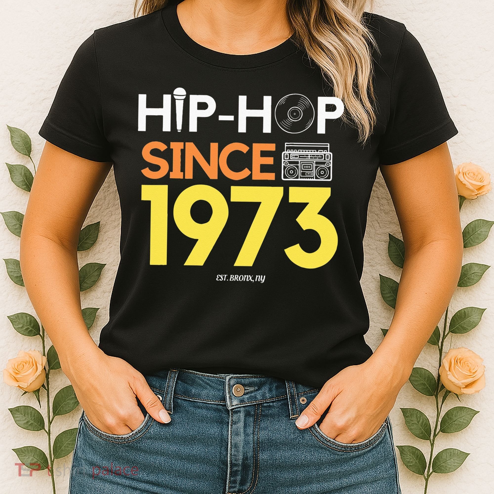 HIP HOP 50TH ANNIVERSARY 1973 BRONX NEW YORK GRAFFITI BBOY Women's T-Shirt
