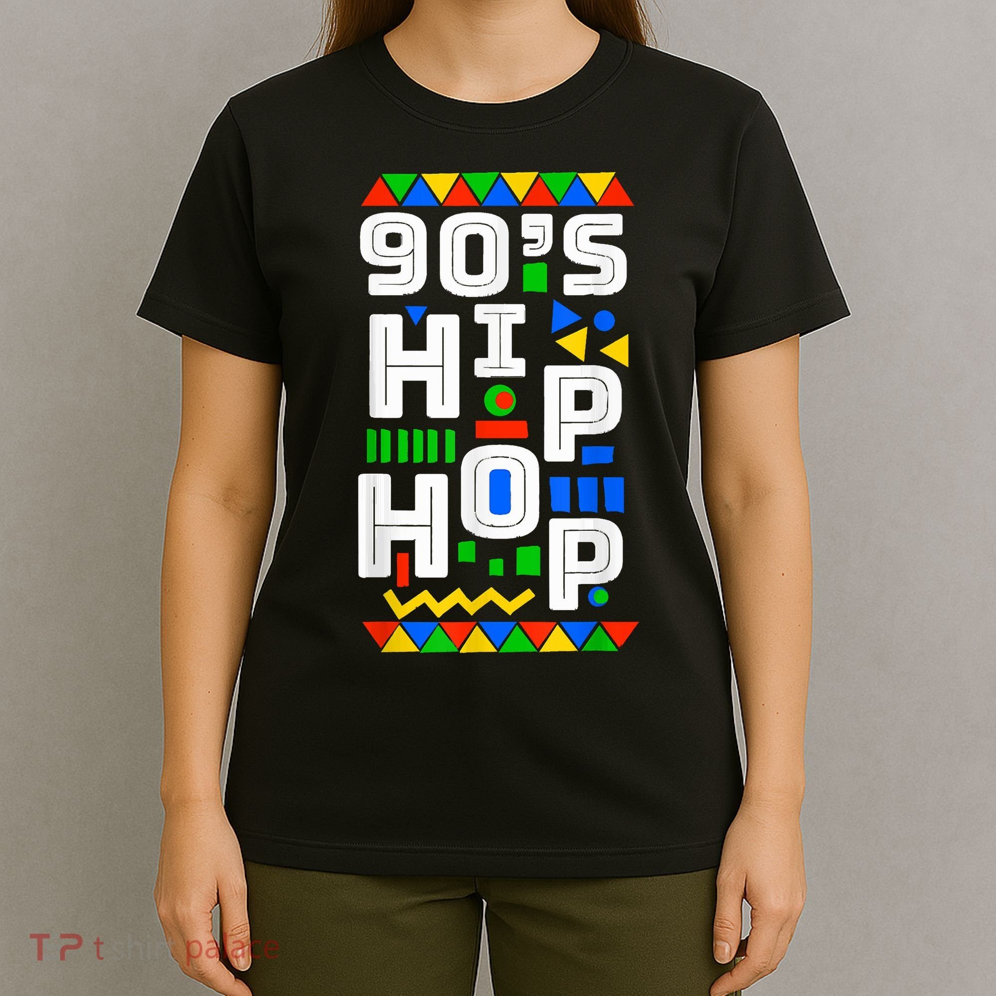 Hip Hop 90s Vibe Retro Colorful Funny Trending T-Shirt