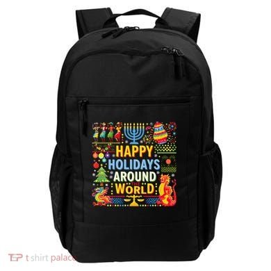 Happy Holidays Around A World Multicultural Celebration Backpack