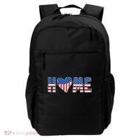 Home Heart American Flag Backpack thumb 0