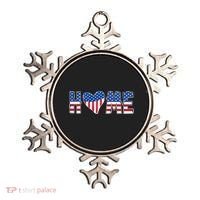 Home Heart American Flag Ornament thumb 0