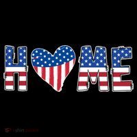 Home Heart American Flag Ornament thumb 1