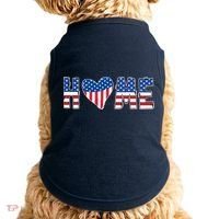 Home Heart American Flag Doggie Tank thumb 0