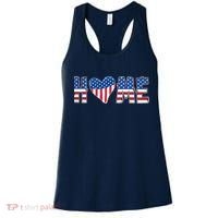 Home Heart American Flag Women's Tank Top thumb 0