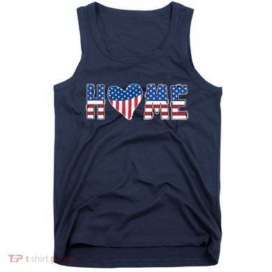 Home Heart American Flag Tank Top